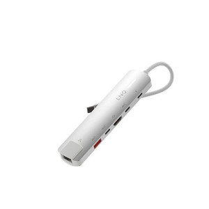 Adaptador HUB USB-C Pro LINQ LQ49061 6 em 1