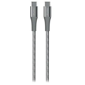 Puro Cabo Kevlar®  USB-C  Fabrik K2- 1.2m - Cinzento