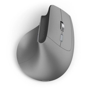 Hama Rato sem Fios Vertical Ergonómico  EWM-700R Dual Mode Wi-Fi/Bluetooth - Cinzento