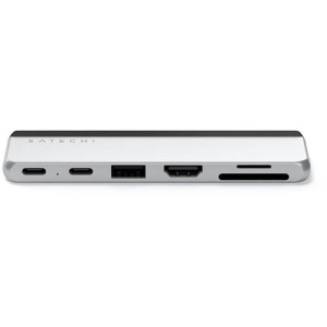 Satechi Hub Adaptador  ST-HSP9P Dual USB-C 6 Portas para Surface Pro 9/10/11