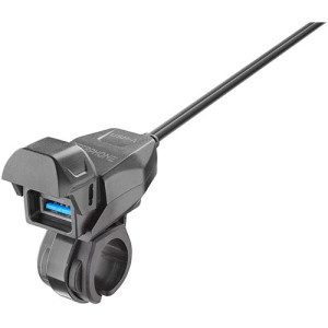 Cellular line Carregador USB para Guiador Interphone - Preto