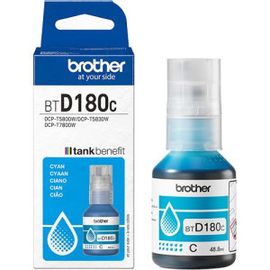 Frasco de Tinta Brother BTD180BC - Azul Ciano