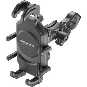 Cellular line Suporte Telemóvel Anti-Vibração Premium para Guiadores Interphone -  Preto