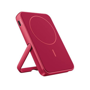 Powerbank Magnético Fresh 'n Rebel 5000 mAh USB-C - Berry Red