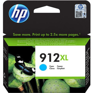 HP Tinteiro  Original 912 XL - 3YL81AE - Ciano  - Elegível para o  Instant Ink