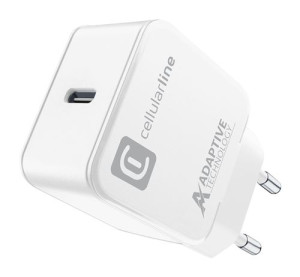 Cellular line Carregador Cellularline Casa Usb-C 15W Branco