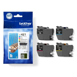 Tinteiros Brother LC421VAL - Pack 4 Cores