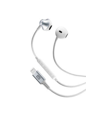 Cellular line Auriculares Cellularline Stereo com Micro Stunt Lightning Branco
