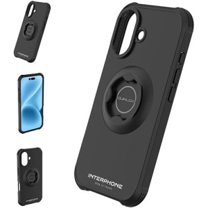 Cellular line Capa Interphone Quiklox para iPhone 17 - Preta