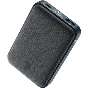 Cellular line Powerbank Cellularline PBGLAM10000PDK - 10000mAh - Preto