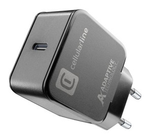 Carregador USB-C Cellular Line 15W - Preto