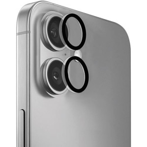Puro Película Proteção Individual Lentes Câmara  para iPhone 17 - Moldura Preta