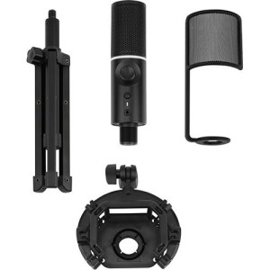 Streamplify Microfone  RGB Tripod - Preto