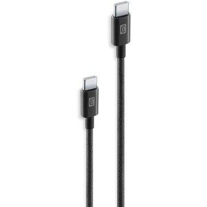 Cabo Entrançado USB-C Cellular Line Power 2.5m - Preto