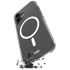 Puro Capa  Impact Clear D3O para iPhone 16 - Transparente