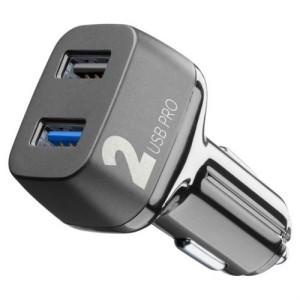 Cellular line Carregador Isqueiro Cellularline 2xUSB Pro 36W
