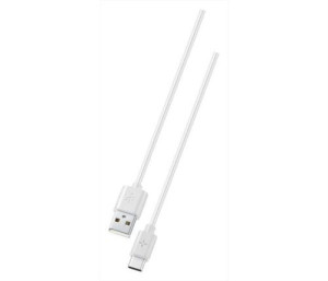 Cellular line Cabo de Dados Cellularline Ploos USB USB-C 100cm Branco