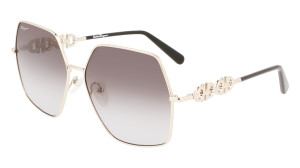 Gafas de sol Salvatore Ferragamo SF291S Dorados Talla: 61X15   Dorados