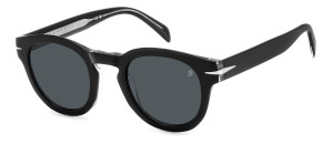 David Beckham Gafas de sol  DB 7041/S FLAT Negro Talla: 49X25   Negro