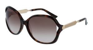 Gucci Gafas de sol  GG0076S Marrón Talla: 60X16   Marrón