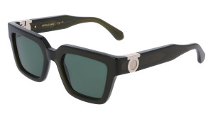 Gafas de sol Salvatore Ferragamo SF2066S Transparente Talla: 52X21   Transparente