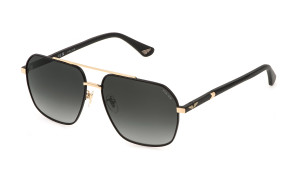 Police Gafas de sol  NEW CROSSROADS 4 SPLQ85 Negro Talla: 58X14   Negro