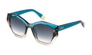 Furla Gafas de sol  SFU885V Azul Talla: 54X20   Azul