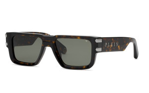 PHILIPP_PLEIN Gafas de sol Philipp Plein SPP229 Marrón Talla: 56X18   Marrón