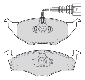 Valeo Bremsbelagsatz, Scheibenbremse First 301734 Vorderachse Für Audi