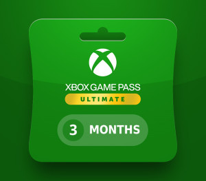 Kinguin Xbox Game Pass Ultimate - 3 Month Subscription Card NO