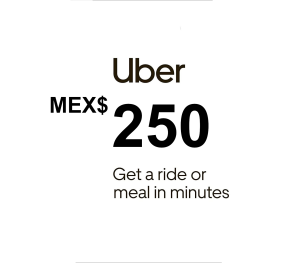 Kinguin Uber MXN 250 Gift Card MX