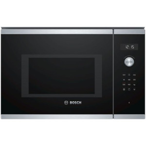 Bosch MICROONDAS INTEG 25LTS INOX VIDRO PRETO