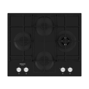 HOTPOINT H.ARISTON - Placa Cristal Gás HAGS 62F/BK