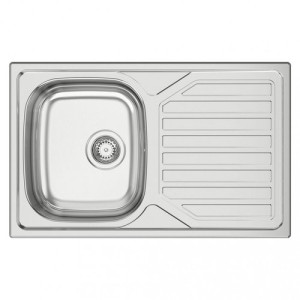 RODI Medida externa: 800x500mmMedida das cubas: 340x400mmProfundidade: 160mmFornecido Com: Sif&atilde;o/V&aacute;lvula manual de cesta 0211110Tamanho
