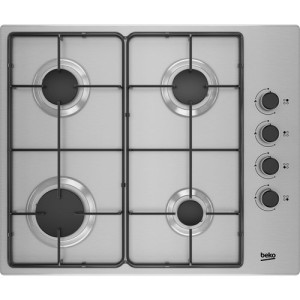 Beko PLACA 4 GAS 60CM C/ISQUEIRO VALVULA SEGURANÇA INOX