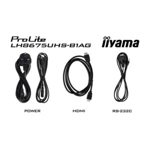 IIYAMA 217.4cm(85.6") LH8675UHS-B1AG 16:9 3xHDMI+2xUSB IPS retail (Speditionsversand)
