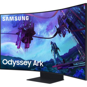 Monitor Gaming Curvo Samsung Odyssey Ark S55CG970NU 55"/ 4K/ 1ms/ 165Hz/ VA/ Regulable en altura/ Smart TV/ Multimedia/ Negro