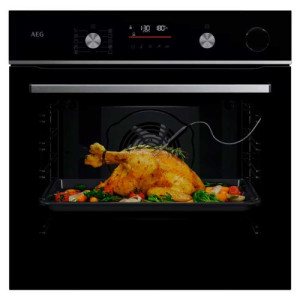 AEG FORNO MULTIF. VAPOR PIROLITICO 72LT PRETO A++