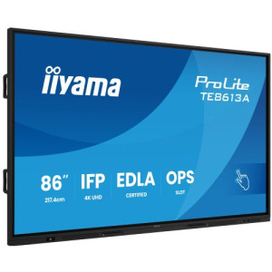 IIYAMA 86"  (EDLA)/ANDROID 14,8 CORE SOC, 8/128GB, 40-PTS  UHD , NFC, PIR , MM 2X20W +20W SBUW, 2XHDMI, USB-C / HDMI,DP, 2XUSB-C100W PD/MINI-JACK /