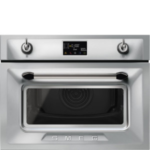 Forno com microondas Smeg Victoria SO4902M1X