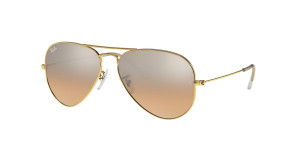 Rayban Óculos de sol Ray Ban AVIATOR LARGE METAL 0RB3025 Dourados Tamanho: 62X14   Dourados