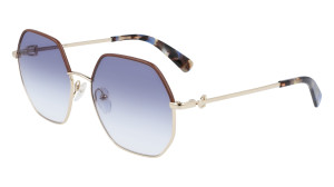 Óculos de sol Longchamp LO140SL Dourados Tamanho: 58X17   Dourados