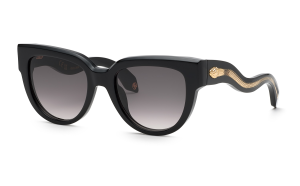 Óculos de sol Roberto Cavalli SRC054 Preto Tamanho: 53X19   Preto