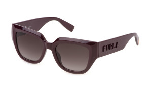 Óculos de sol Furla SFU809V Grená Tamanho: 53X19   Grená