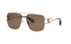 Óculos de sol Roberto Cavalli SRC131 Dourados Tamanho: 61X14   Dourados