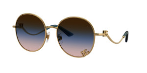 Óculos de sol D&G 0DG2324 Dourados Tamanho: 56X18   Dourados