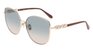 Óculos de sol SALVATORE FERRAGAMO SF339S Rosa/Vermelho-Púrpura Tamanho: 60X15   Rosa/Vermelho-Púrpura