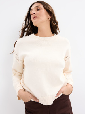 Mohito - Maglione basic - panna - XL
