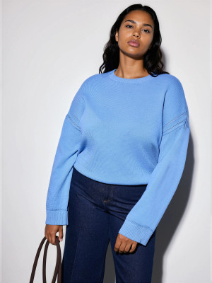 Mohito - Basic-Pullover - Hellblau - S