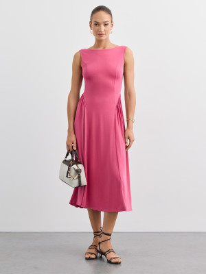 Mohito - Midikleid mit Trägern - Violett - 018GF-40X